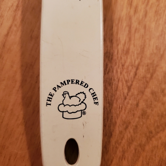 Vintage THE PAMPERED CHEF White ADJUSTABLE Measuring SPOONS 1 tsp to 1 TBSP - Picture 2 of 7